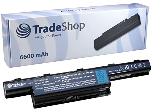 Batteria per Laptop da 6600 mAh, per Acer Aspire 5750 5750G 5750G-2312G50 7551G 7551 7551-2755 7551-3068 7551-3416 7551-3634 7551-5358 7551G 7551G-5407 7551G-5821 7551G-6477 7551G-N834G32Mn
