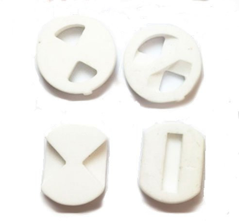 Disco in ceramica di ricambio per valvola della cartuccia del rubinetto a 1/4 di giro.