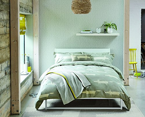Scion Mr Fox Duvet Cover, Silver, Double
