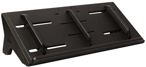 Ultimate Support MDS-100 Modular Desktop Stand for Synths & Pedals | Modular Design, Adjustable Width, Angled Desktop Stand, Sturdy Steel Build, Fits Synths and Pedals