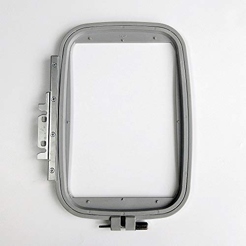 EVERNICE Stickrahmen, Rechteckig, Kunststoff, ca. 16,5 x 11,4 cm, für Singer Futura CE100/150/200/250/350, SES1000, Viking H Klasse 500E #51010