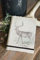Jeanne d´Arc living kleines Notizbuch Notebook Buch mit Dekoration Hirsch Notizheft 10x15cm