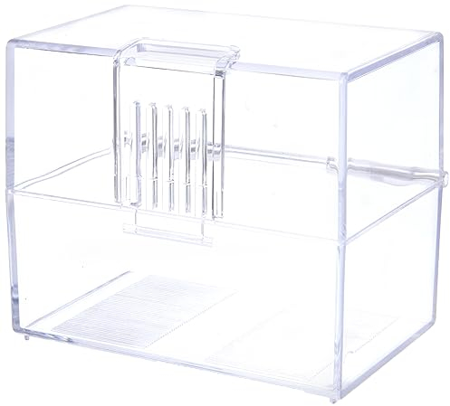 Herlitz 50022946 Karteikasten, Glasklar Transparent, 1 Stück, Leer, A8