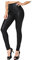 FITTOO Damen Kunstleder Leggings Hohe Taille Lederhose Sexy Wetlook PU Leder Latex Leggins Boom Booty Push Up Strumpfhose