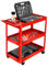Shoze 3 Level Heavy Duty Shelf Tool Trolley Workshop Garage DIY Tool Mechanic Tools Storage Trolley Wheel Cart Tray