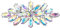 EVER FAITH Broche Diamanté Femme Accessoire Décoration de Vêtement Cristal Strass Forme Feuilles Fleur Ton d'argent Multi Clair