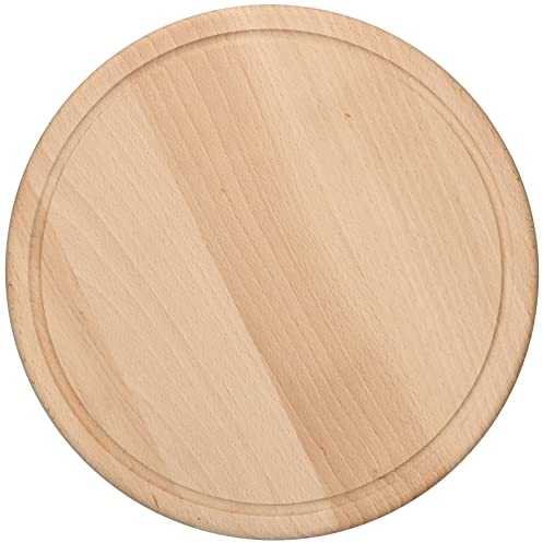 KOTARBAU® Rundes Schneidebrett ⌀ 30 cm Holzbrett zum Schneiden von Käse Brot Servieren von Speisen