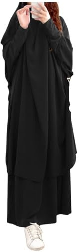 Frauen Hijab Kleid Muslimisch Gebetskleid Türkische Dubai Abaya Ramadan Kleidung Damen Prayer Dress Muslim