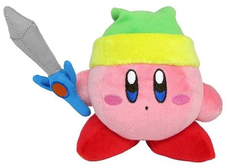 Together Plus Nintendo Kirby mit Schwert Plüschtier, 12cm
