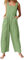 Damen Langarm Overall Aus Baumwoll Twill Arbeitsoverall,Hosen Damen Cargohosen Hosen Damen Stretch Jumpsuit Flauschig Sommer Shorts Mid-Waist Cuffed Saum Mit Taschen Latzhosen Damen Jeans(L,Minzgrün)