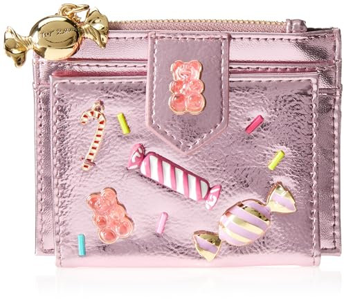 Betsey Johnson Candy Bifold Geldbörse, Pink, Pink, Einheitsgröße