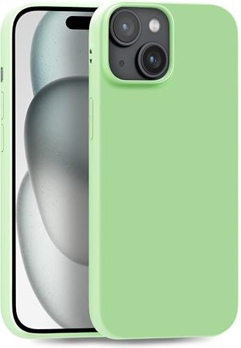 MyGadget Cover per iPhone 15 Plus - Custodia Protettiva in Silicone Morbido – Case TPU Flessibile - Ultra Protezione Antiurto & Antigraffio - Verde