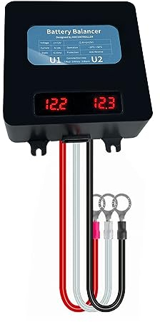 SHYISY Batterie-Equalizer Batterie LED Display Batterie Equalizer Batterie Balancer 0-10A Batterie Balancer for 24V 48V 60V 72V 96V Blei Säure Li Li-Ion LiFePO4