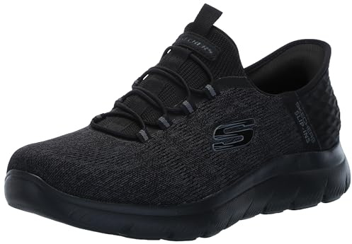 Skechers Herren Summits Key Pace Turnschuhe, Black Mesh, 39 EU