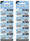 Lot de 10/20/50 piles alcalines AG6/LR920 320 mAh longue durée pour montre, télécommande, jouet, pile bouton LR920