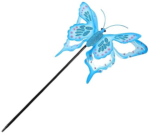 BESPORTBLE 1 Pc De Hierro Simulada Decoraciones De Césped Al Aire Libre Estaca De Jardín De Arte De Metal Decoración De La Estatua Artesanía Planchar Hierro Forjado