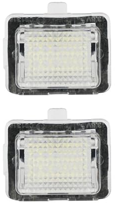 HZZST Luz de la placa del auto Para CE CL S Clase W204 W212 W221 S212 C207 C216 S204 Coche Led Para Placa De Matrícula Lámpara De Señal De Luz 12V Sin Error