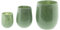 Dutz collection DutZ Barrel Pistache | H 18 cm D 14 cm | Windlicht, Vase Übertopf | mundgeblasenes Glas, 1530176