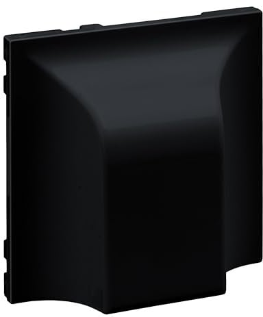 LEGRAND, Seano 765800 Cache pour sortie de câble, passe-câbles, boîte de câble, indice de protection IP21, couleur : noir laqué