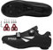 Fansu Zapatillas de Ciclismo para Hombre Mujer, Unisex MTB Zapatos Bicicleta de Carretera Cordones Giratorios Exterior Compatibles SPD & SPD-SL Zapatillas de Bicicleta con Look Lock Tabs 37-47 EU