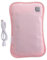 Hoement Elektrische Handtasche Wasserkocher Wasserkocher Warme Kompresse Kleine Wärmflasche Tragbares Heizkissen Beheizte Wasserflasche Wasserflaschen Mini-heizkissen Rosa Plüsch