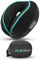 FLOWZOOM Dream Travel Neck Pillow for Airplane & Car – Adjustable Memory Foam Travel Cushion with Higher Sides for Extra Support, Soft, Washable Plush Cover and Compact Mesh Bag - Black