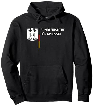 Bundesinstitut für Apres Ski Lustig Witzig Herren Frau skier Pullover Hoodie