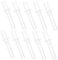 Toyvian Kid-Friendly Liquid Silicone Straw Nozzles 10pcs Reusable Drinking Straws Tips Long Nozzle Straw Nozzle for Kids Sippy Cup Replacement Straws