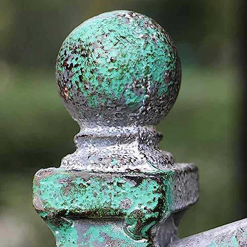 Gartenbrücke aus Metall, erhöhte Terrassenbrücke mit Sicherheitsschutz für Backyard Creek Rasenbach