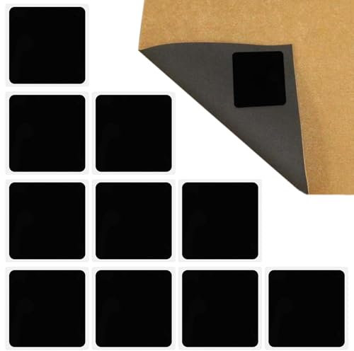 Lot de 10 tapis antidérapants pour voiture, réutilisables, en gel silicone, multifonctions, lavables, pour placer le téléphone portable, les clés, les lunettes de soleil, les pièces de monnaie (noir)