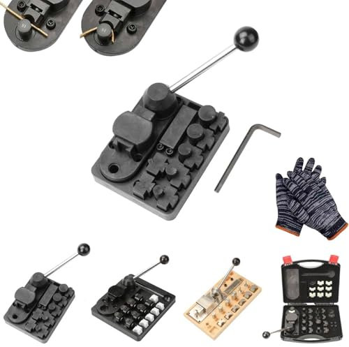 Metal Wire Bending Jig Set with Adjustable Dies, kemperer Metal Wire Bending Jig Set, Wire Wrapping Tools for DIY Rings, Spoon Earring Bending Machine, Bending Metals, Jewelry Making (Style A)