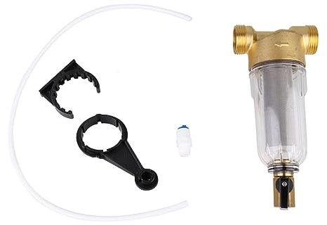 ibasenice Filtratore Anticalcare Rame per Potabile Prefiltro per Sedimenti con Design per Domestica e Materiale Resistente e Duraturo
