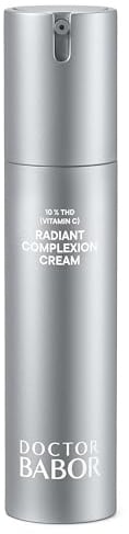 DOCTOR BABOR Radiant Complexion Cream (50 ml) | Vegane Gesichtscreme mit 10% Vitamin C zur Reduzierung von Hyperpigmentierung – Gesichtspflege für einen strahlenden Teint