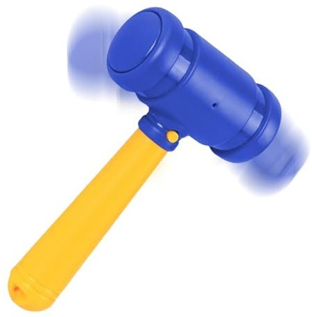 Squeaky Hammer,Interactive 10x4.5x17cm, Sound Pounding Toy, Playroom Accessory, Preschool Friendly, For Boys Girls Playroom Home Daycare Center Preschool Kindergarten