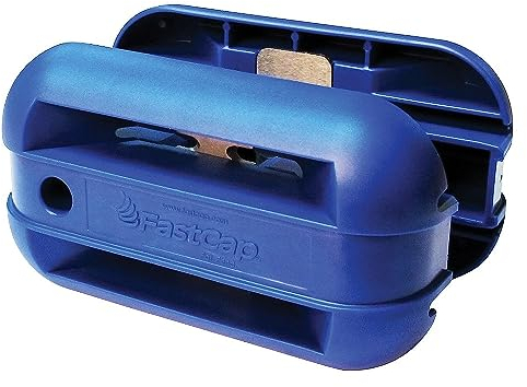 FastCap Q.Trim Pneumatischer Quad-Trimmer mit 30-Grad-Klinge, Karbonstahl, Blau