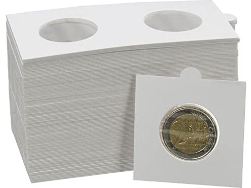 100 x 27,5 mm Hartberger Münzrähmchen Coinholder selbstklebend self adhesive