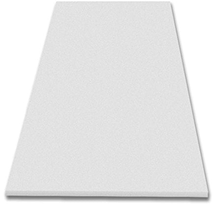 Akustikschaumstoff 1 Platte ca. 200x100x3cm Weiss als Akustik Glatt Schaumstoff (Pyramidenschaumstoff, Noppenschaumstoff)