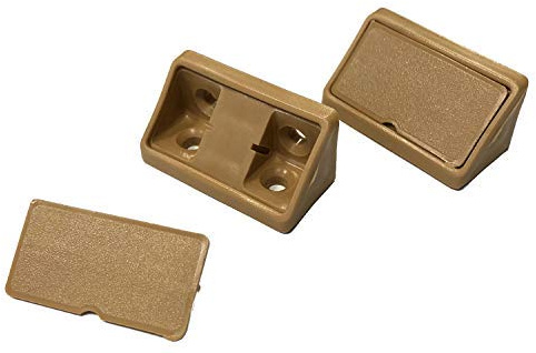 Korpusverbinder hellbraun beige 100 Stück Kunststoffwinkel universal Winkel