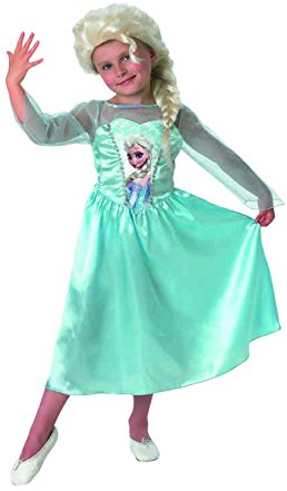 Rubies Frozen Kostüm ELSA Classic Mit Perücke M weiß