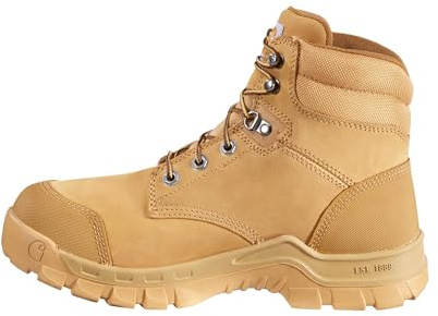 Carhartt Men's Rugged Flex Waterproof 6 Soft Toe Work Boot, Wheat - 11