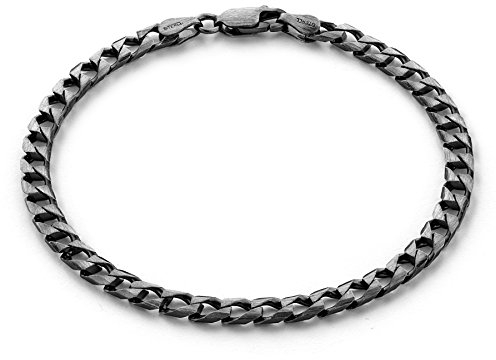 Herren Armband Aus 925 Sterling Silber Mit Schwarzer Oxidation Und Umweltfreundlicher Verpackung