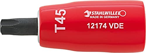 STAHLWILLE Nr. 12174 VDE VDE-Schraubendrehereinsätze 3/8 (10 mm) TORX T20 L.67 mm