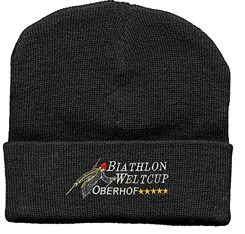 Hip-Hop Mütze Biathlon Weltcup 51279 schwarz