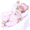 ZIYIUI Reborn Babypuppe 22 Zoll 55cm Lebensechte Weiche Silikon Vinyl Schlafende Simulation Reborn Babys Mädchen Babypuppen Toddler Mädchen Junge Spielzeug Geschenk