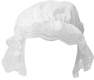 By Robelli Maid White Cap Victorian Hat Fancy Dress one Size