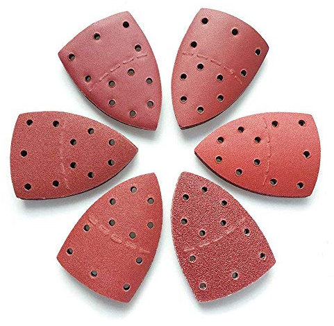 Lot de 40 feuilles abrasives Bond - Grain 8 assortis - Pour ponceuse Bosch PSM 100A - Grain mixte