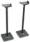 Drall Due Altoparlanti Neri treppiedi Audio Monitor satellitari Altezza Regolabile Satellite Stand satellitare con Canale Via Cavo Modello: LS-1B