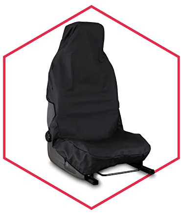 Saferide Universal Werkstattschoner Werkstattbezug Sitzbezug Kunstleder Schwarz 1 STK. Auto Werkstatt Sitzschoner Schoner Schutz Bezug Schonbezug XL