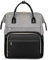 LOVEVOOK Sac à Dos Ordinateur Portable 15.6 Pouces, Imperméable Sac a Dos Femme Sac à Dos PC Portable Chic avec Port de Chargement USB pour Collège Affaire Scolaire Voyage, Gris Noir