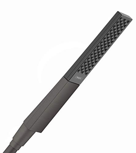 hansgrohe Rainfinity Douchette à main 100 1 jet EcoSmart, noir chromé brossé, 26867340